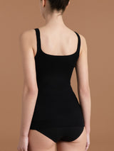 Wonderwool - Top in costina di lana ultrafine Neri Donna - Ragno
