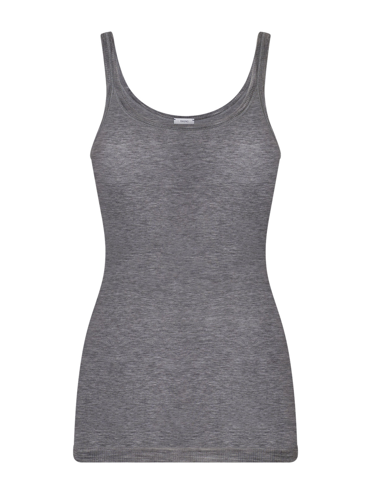Wonderwool - Top in costina di lana ultrafine Neri Donna - Ragno