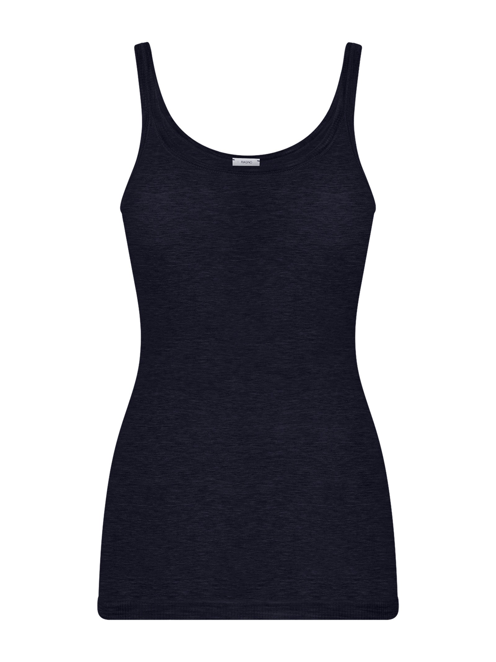 Wonderwool - Top in costina di lana ultrafine Bianchi Donna - Ragno