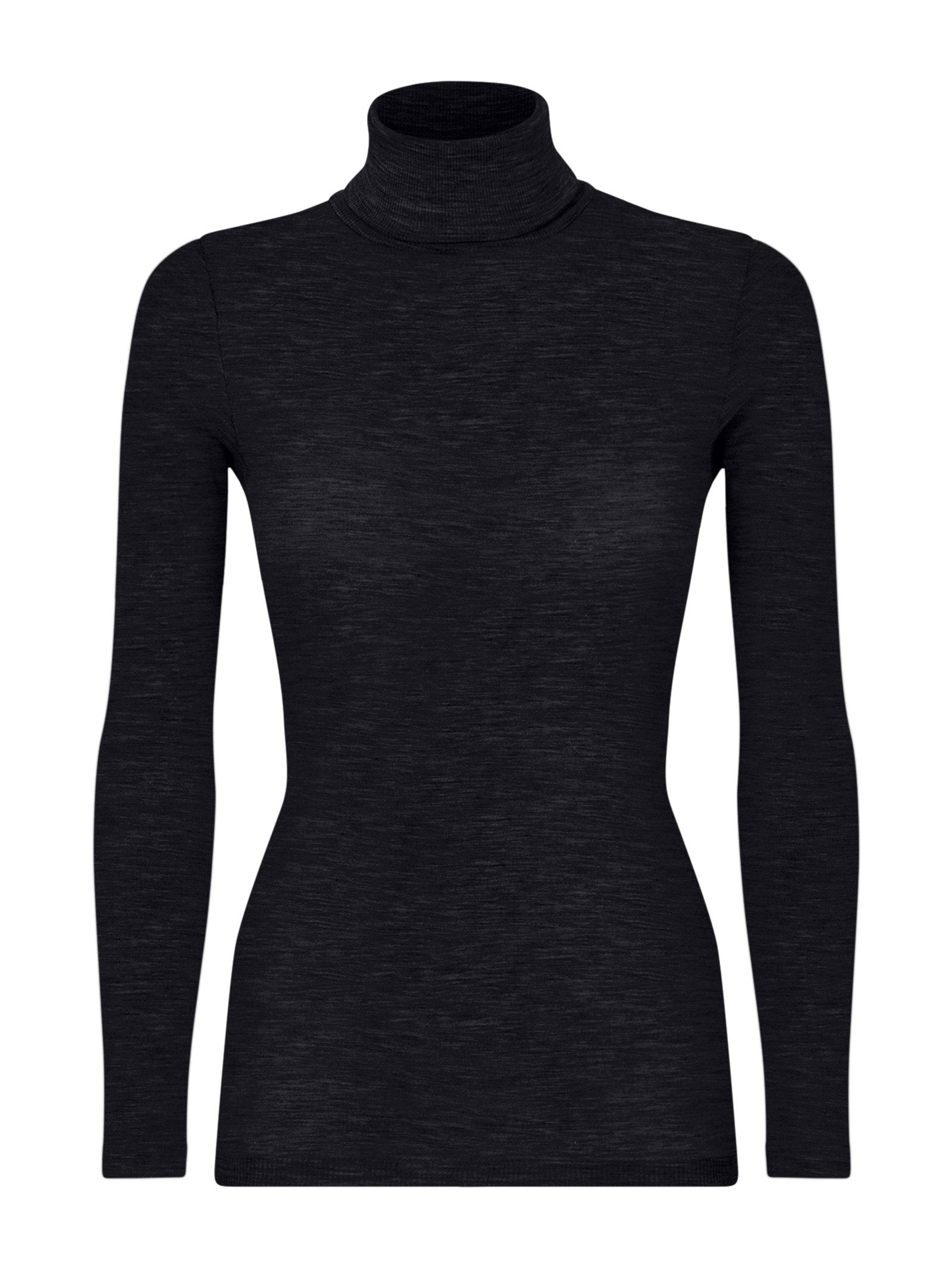 Wonderwool - Dolcevita in costina di lana ultrafine Neri Donna - Ragno