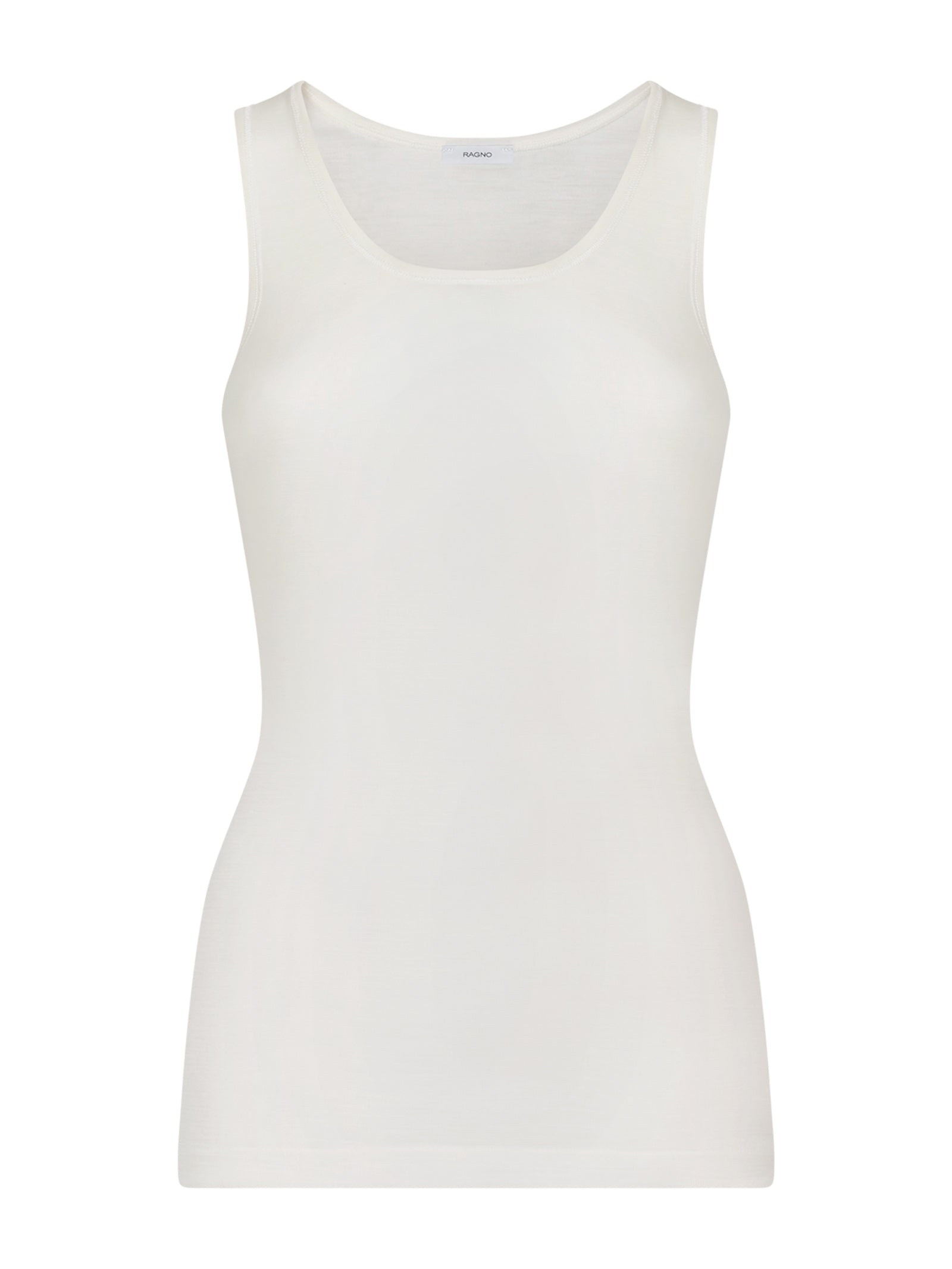 Wonderwool - Canottiera in lana ultrafine Bianchi Donna - Ragno