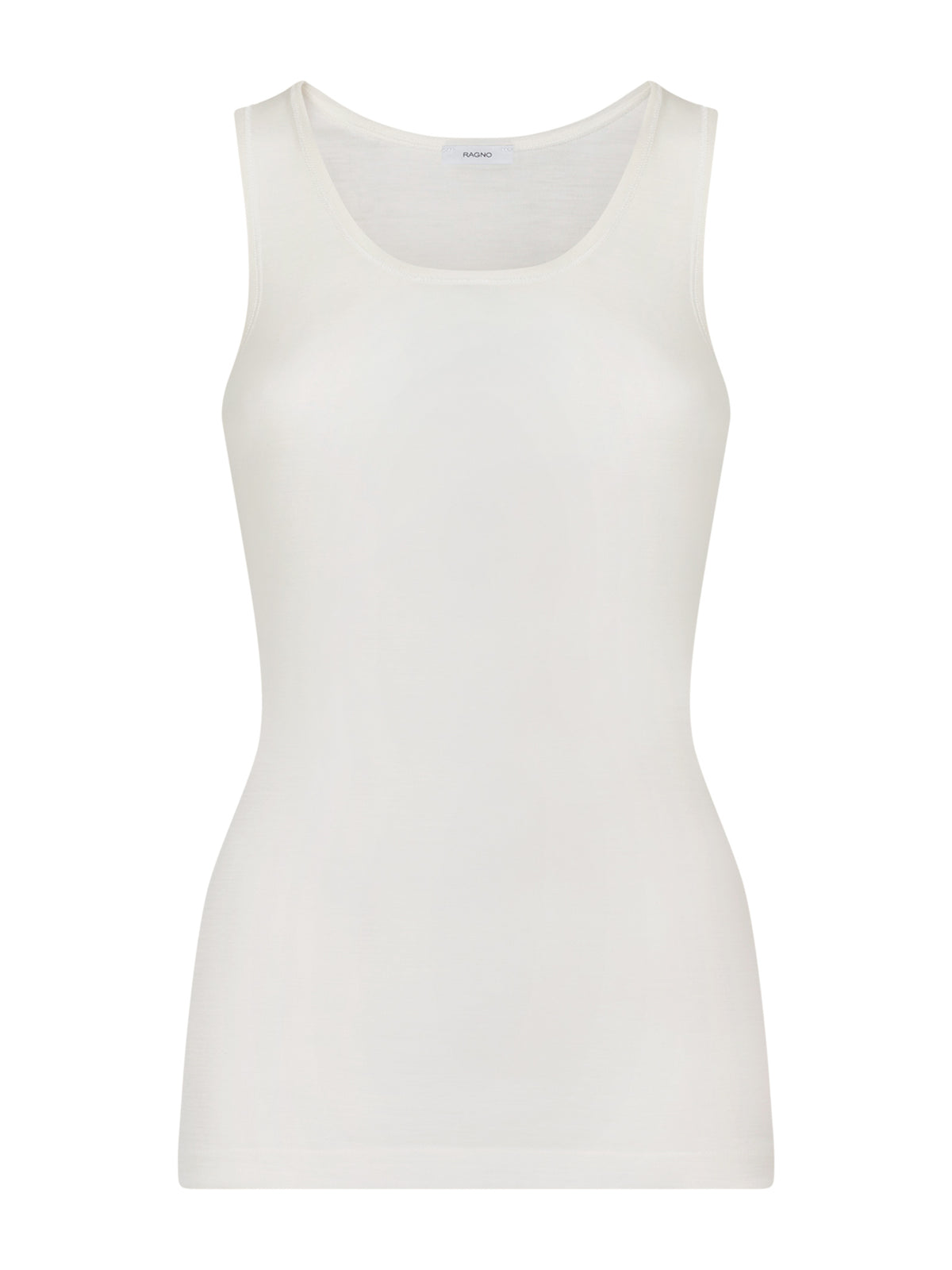 Wonderwool - Canottiera in lana ultrafine Bianchi Donna - Ragno