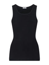 Wonderwool - Canottiera in lana ultrafine Neri Donna - Ragno
