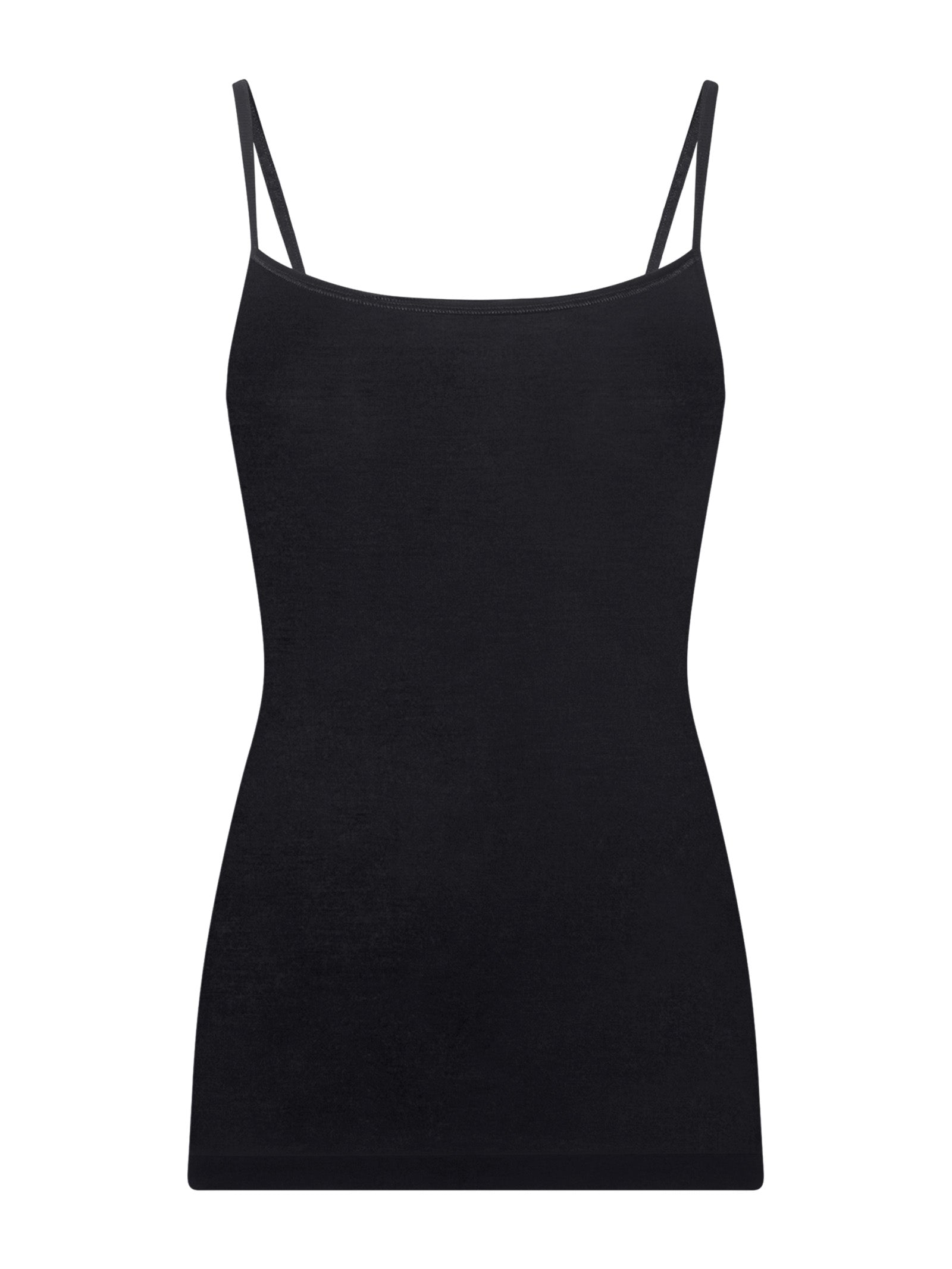 Wonderwool - Top in lana ultrafine Neri Donna - Ragno