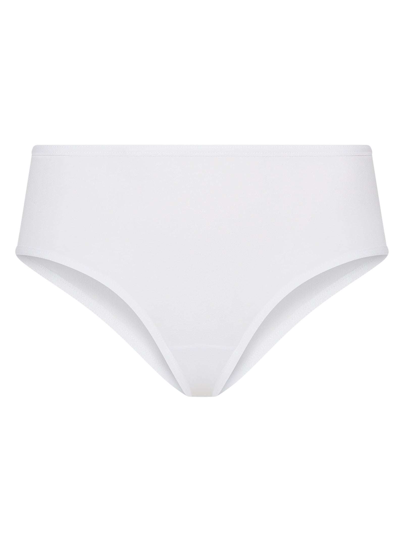 Invisible - Slip alto in microfibra di cotone elasticizzato Bianchi Donna - Ragno