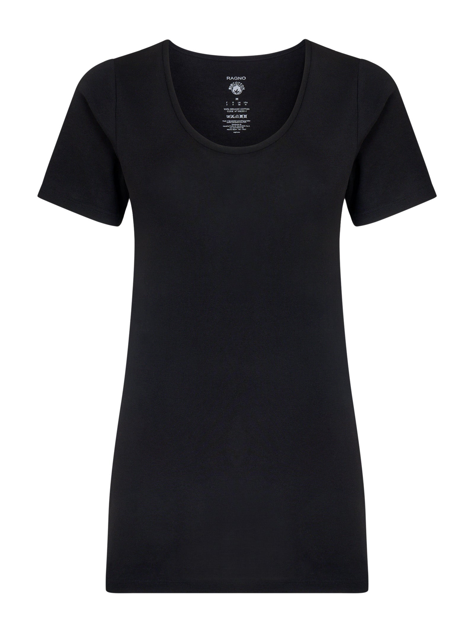 100% Cotone - Maglietta in cotone Neri Donna - Ragno