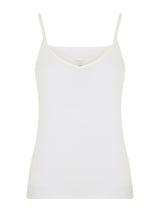 Invisible - Top in microfibra cotone elasticizzato Bianchi Donna - Ragno