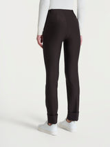Pantalone slim dritto in Compact Marroni Donna - Ragno