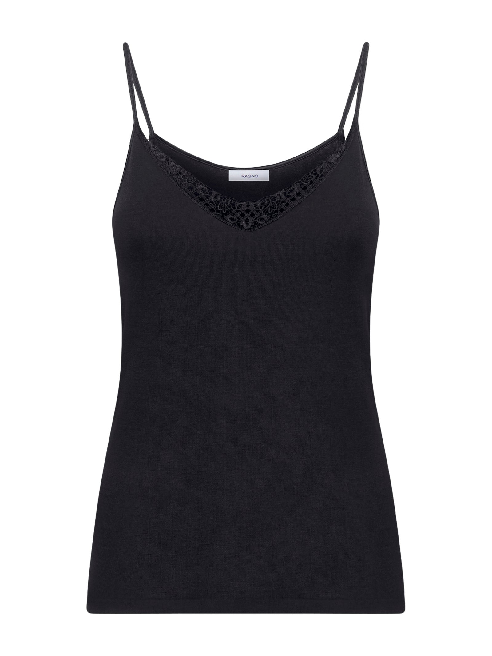 Sintonia - Top in tessuto doubleface Neri Donna - Ragno