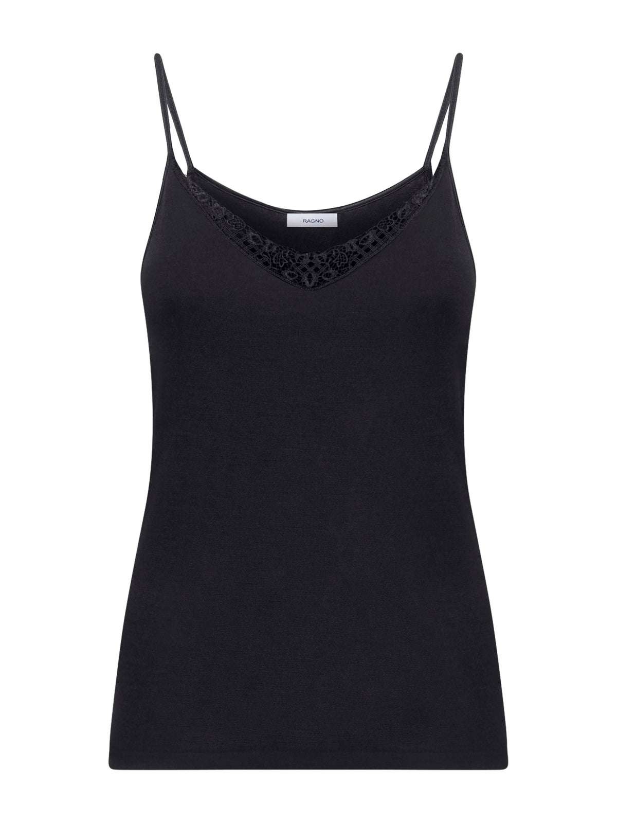 Sintonia - Top in tessuto doubleface Neri Donna - Ragno