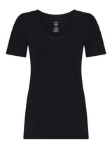 Caldo cotone - Maglietta in caldo cotone felpato Neri Donna - Ragno