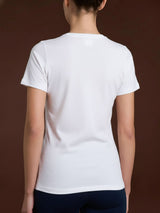 Closed crew-neck t-shirt in Thermo Cotton Bianco Women's - Ragno
