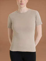 Maglietta con girocollo chiuso in Thermo Cotton Grigi Donna - Ragno