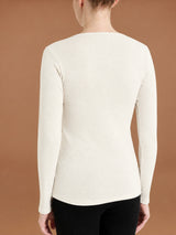 Maglietta girocollo in Thermo Cotton Grigi Donna - Ragno