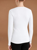 Maglietta girocollo in Thermo Cotton Bianchi Donna - Ragno