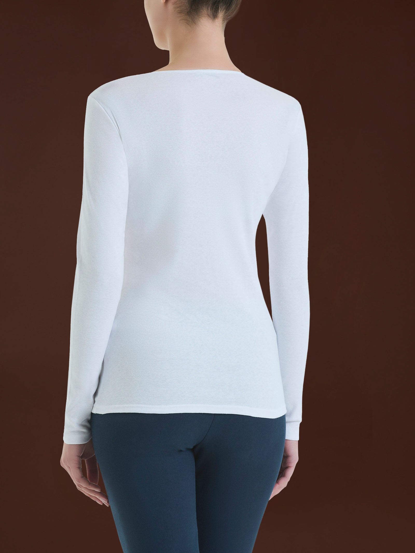 Maglietta girocollo in Eco Cotton Neri Donna - Ragno