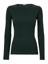 Maglietta girocollo in Eco Cotton Verdi Donna - Ragno