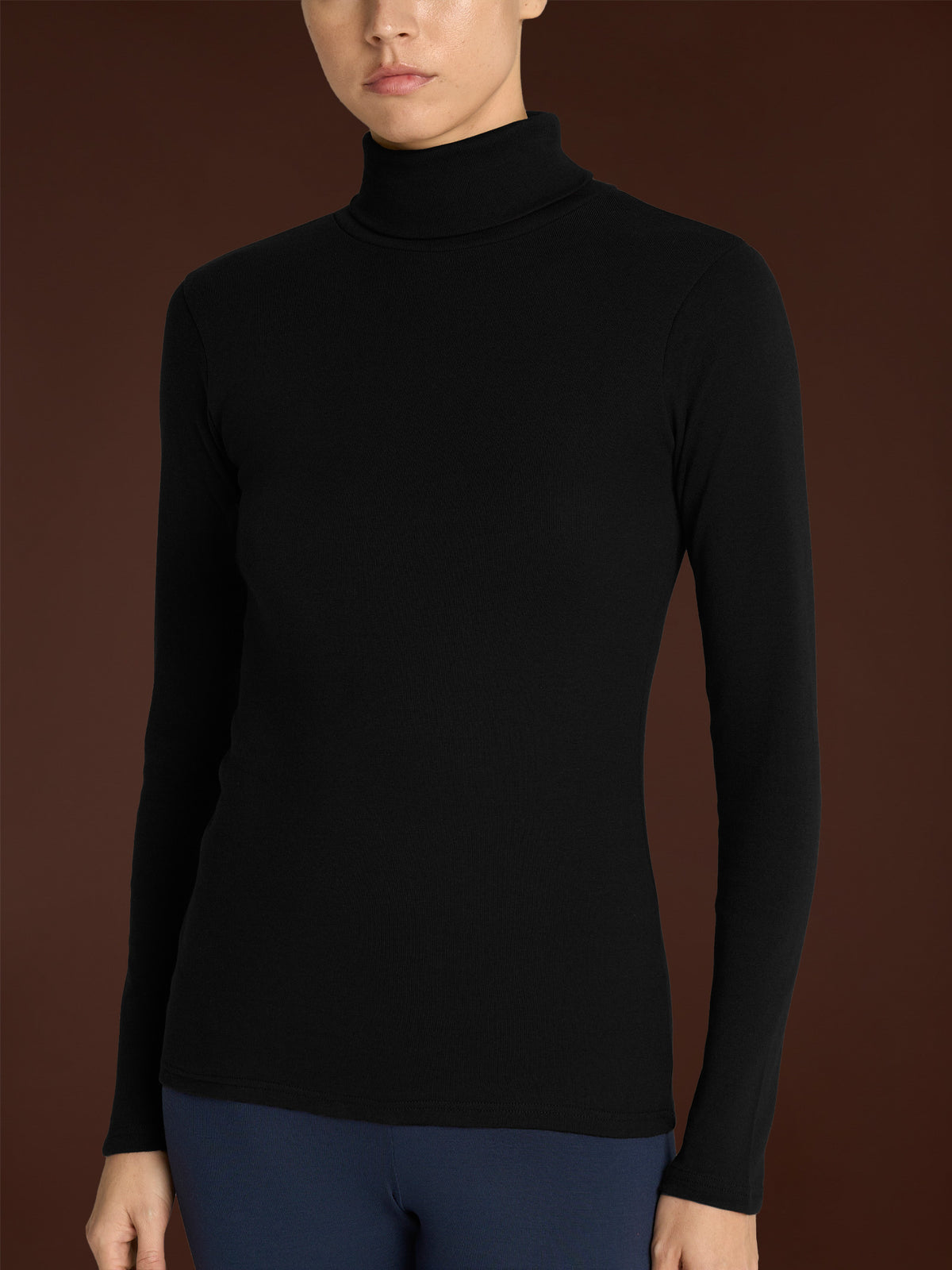 Dolcevita in Thermo Cotton Neri Donna - Ragno