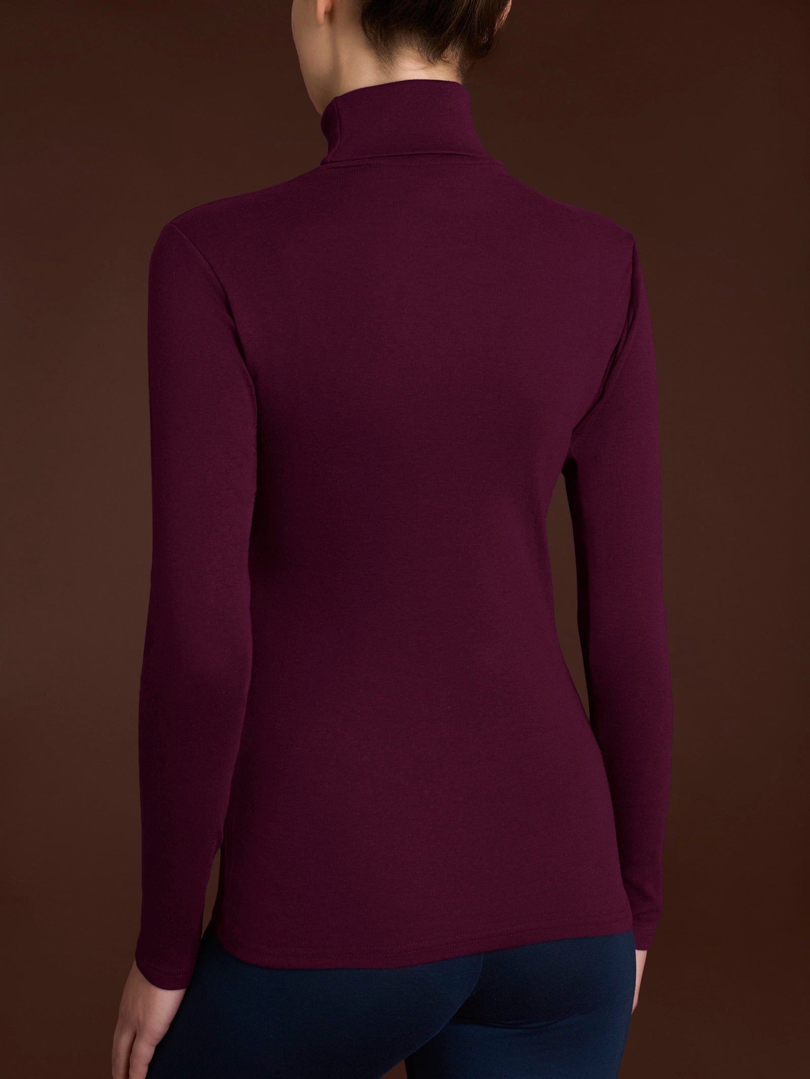 Dolcevita in Thermo Cotton Viola Donna - Ragno