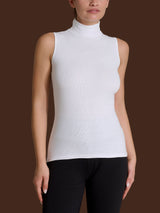 Smanicato a collo alto in Thermo Cotton Bianchi Donna - Ragno