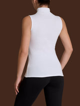 Smanicato a collo alto in Thermo Cotton Rosa Donna - Ragno