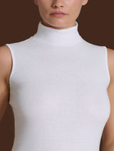 Smanicato a collo alto in Thermo Cotton Bianchi Donna - Ragno