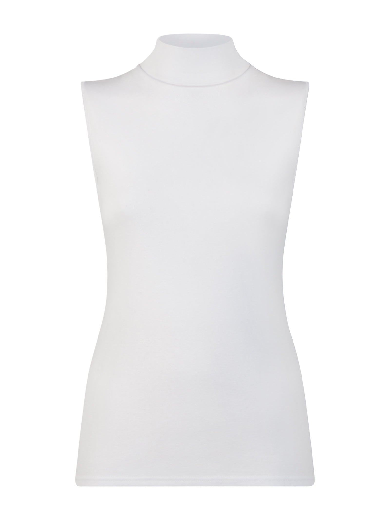 Smanicato a collo alto in Thermo Cotton Bianchi Donna - Ragno