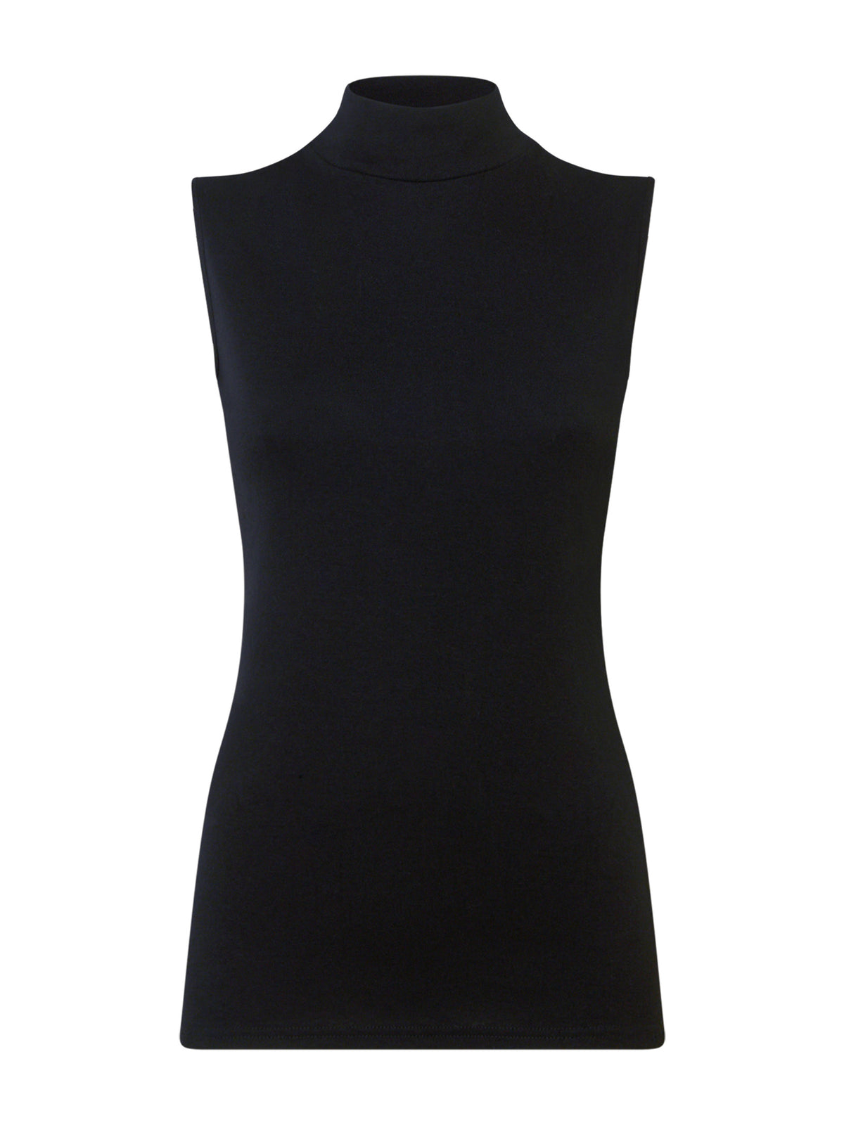 Smanicato a collo alto in Thermo Cotton Neri Donna - Ragno