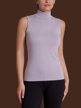 Smanicato a collo alto in Thermo Cotton Rosa Donna - Ragno
