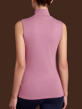 Smanicato a collo alto in Thermo Cotton Rosa Donna - Ragno