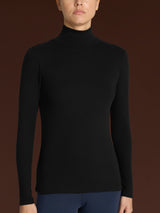 Maglietta collo alto in Eco Cotton Bianchi Donna - Ragno
