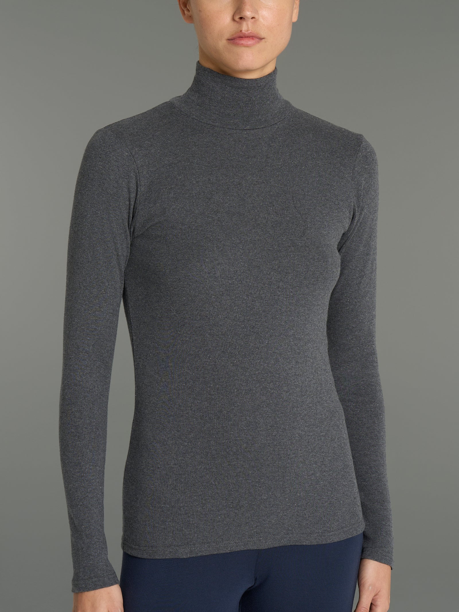 Lupetto in Thermo Cotton Neri Donna - Ragno