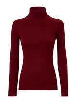 Maglietta collo alto in Eco Cotton Rossi Donna - Ragno