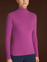 Maglietta collo alto in Eco Cotton Rossi Donna - Ragno