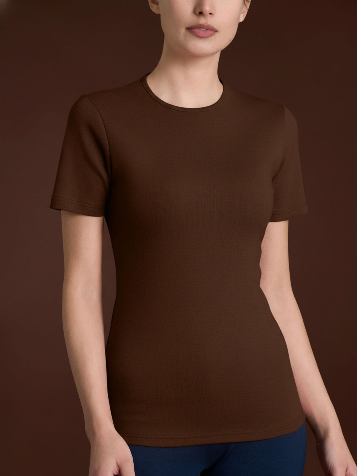 Lupetto in Thermo Cotton Marroni Donna - Ragno