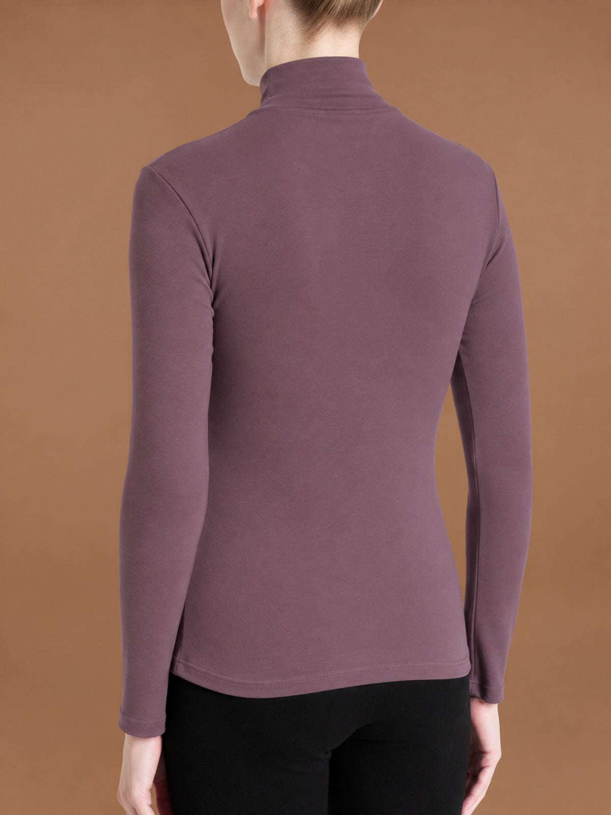 Lupetto in Thermo Cotton Viola Donna - Ragno
