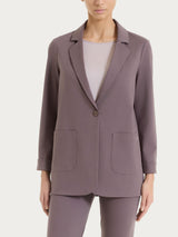 Blazer destrutturato in Compact Light Marroni Donna - Ragno