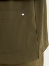 Blazer senza revers in Compact Light Verdi Donna - Ragno