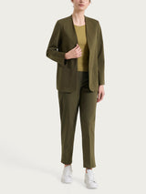 Blazer senza revers in Compact Light Verdi Donna - Ragno