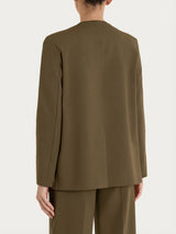 Blazer senza revers in Compact Light Verdi Donna - Ragno