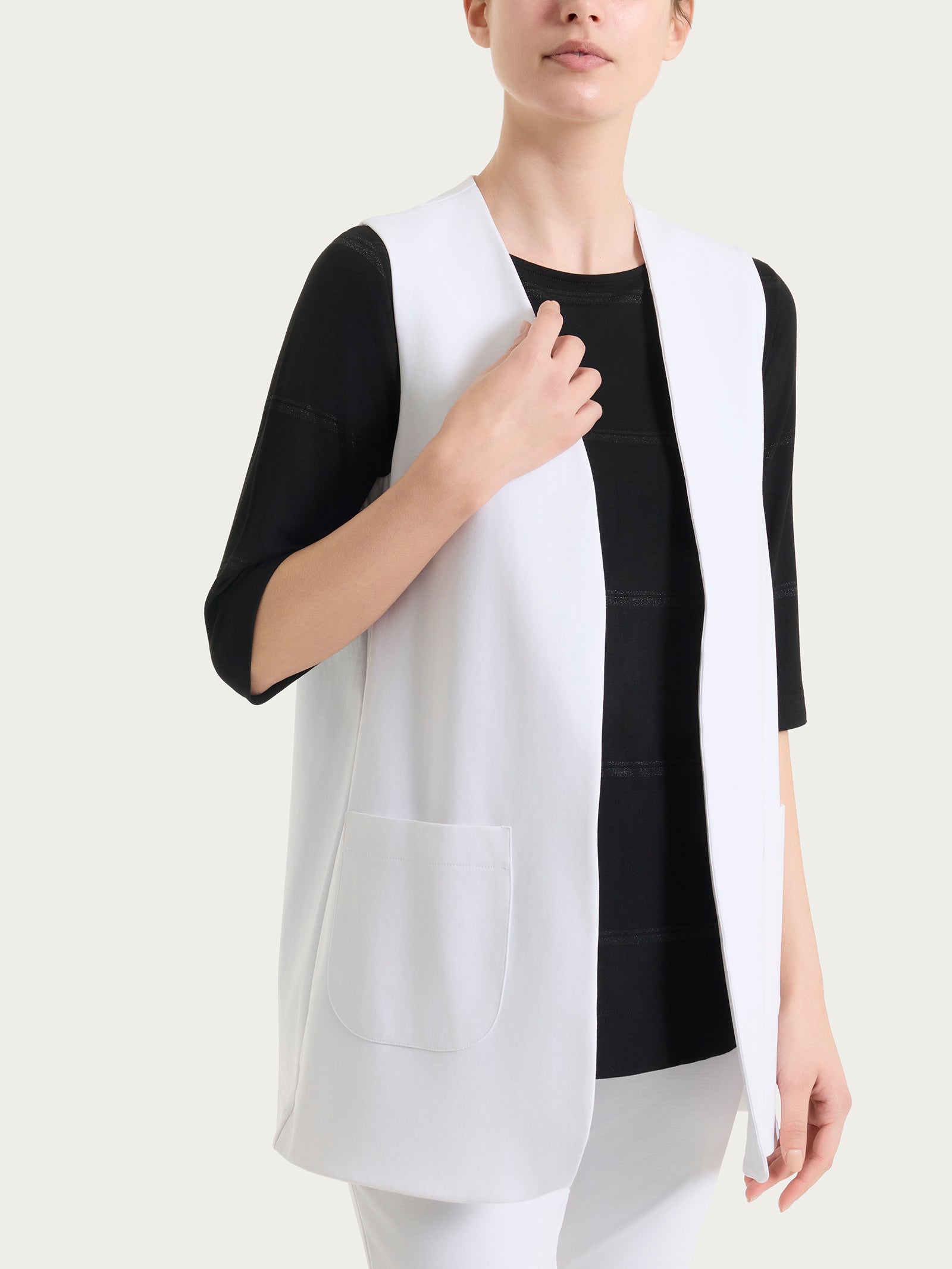 FTCayanz Donna Cardigan Scollo a V Senza Maniche Maglione Gilet e Taschino Grigio M FTCayanz Donna Cardigan Scollo a V Senza Maniche Maglione Gilet e Taschino Grigio M