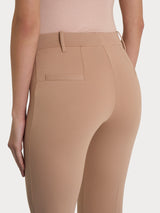Pantalone slim dritto in Compact Light Marroni Donna - Ragno