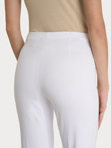 Pantalone capri con spacchetti in Compact Light  Bianchi Donna - Ragno