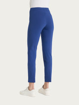 Pantalone capri con spacchetti in Compact Light  Blu Donna - Ragno