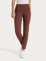Pantalone capri con spacchetti in Compact Light  Marroni Donna - Ragno