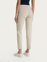 Pantalone capri con spacchetti in Compact Light  Bianchi Donna - Ragno