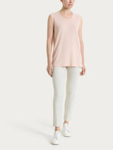 Pantalone capri con spacchetti in Compact Light  Bianchi Donna - Ragno