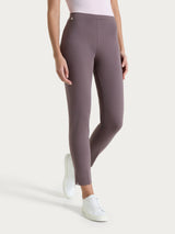 Pantalone capri con spacchetti in Compact Light  Marroni Donna - Ragno