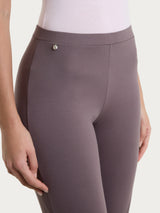 Pantalone capri con spacchetti in Compact Light  Marroni Donna - Ragno