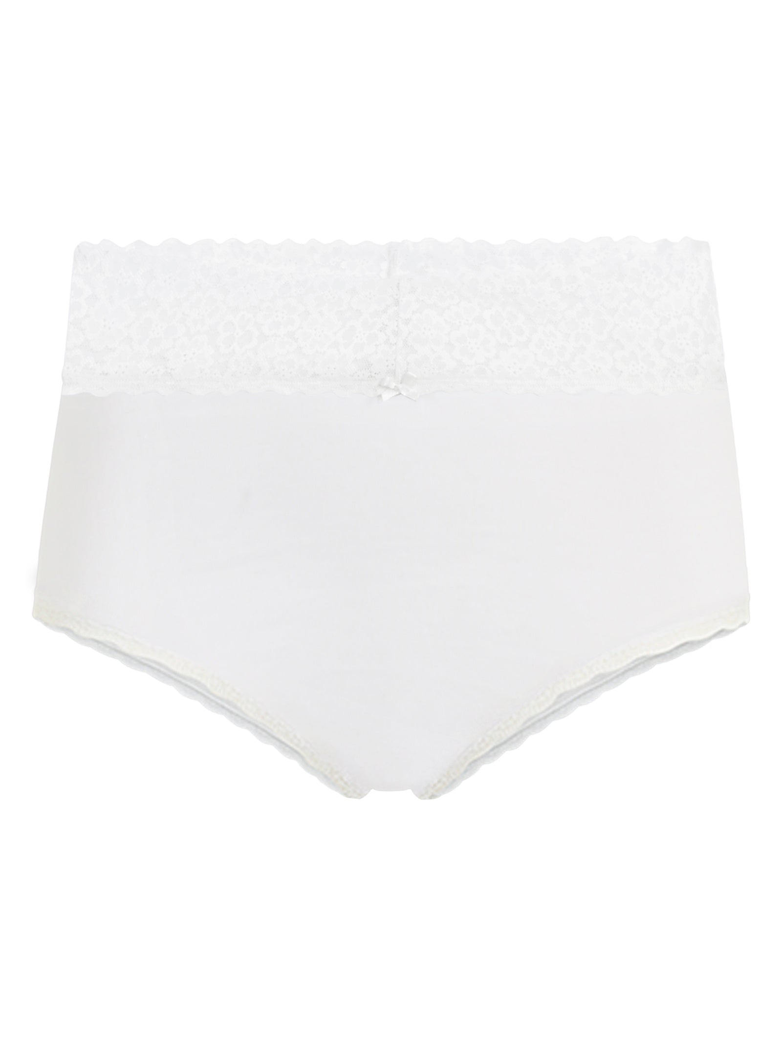 Laize - Slip alto in cotone elasticizzato e pizzo -  - Ragno